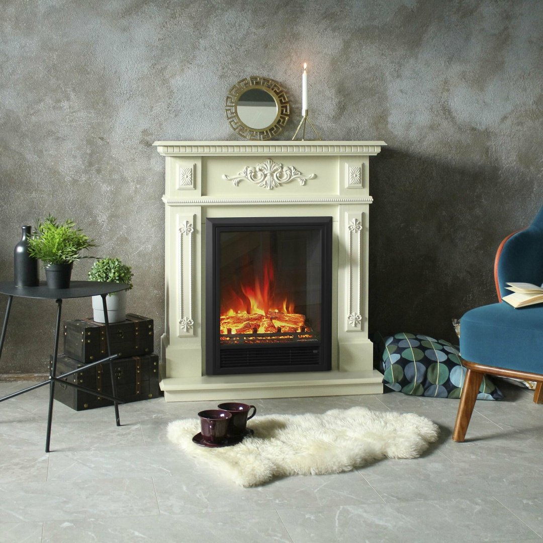 Real Flame фронтальный LILIAN STD/EUG WT-F617, 970х890х365 мм купить,411900