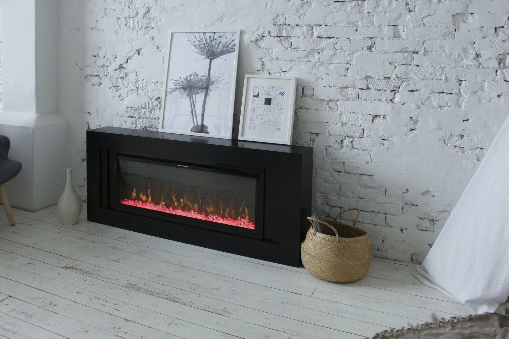 Real Flame фронтальный STOCKHOLM 50 BLM-P918, 655х1700х232 мм купить,459800