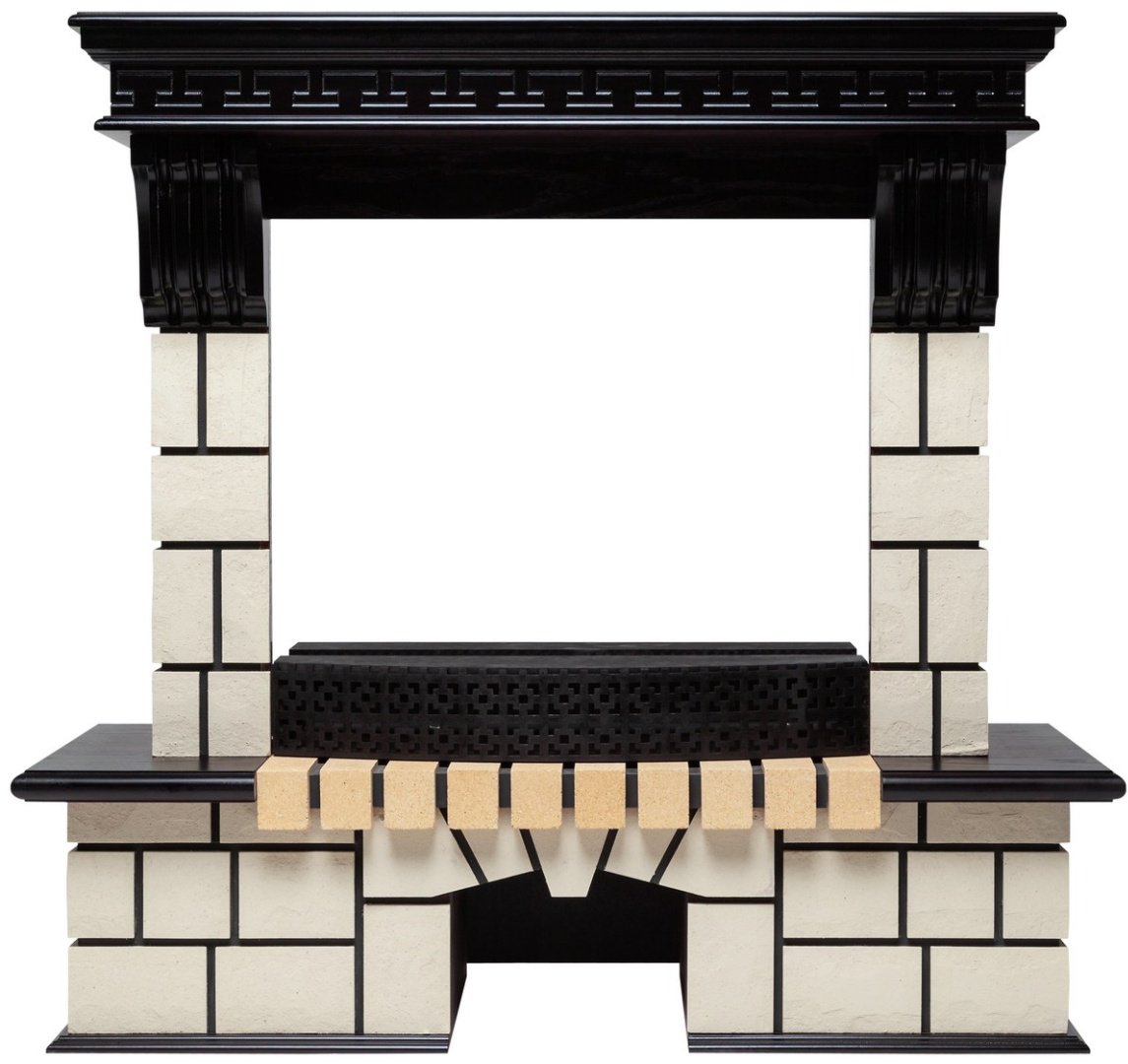 Real Flame фронтальный STONE CORNER R 25/25'5 AO-287, 1154х1364х800 мм