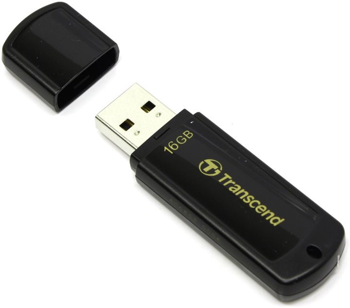 USB-Флешка Transcend TS16GJF350 16Gb черная купить,0