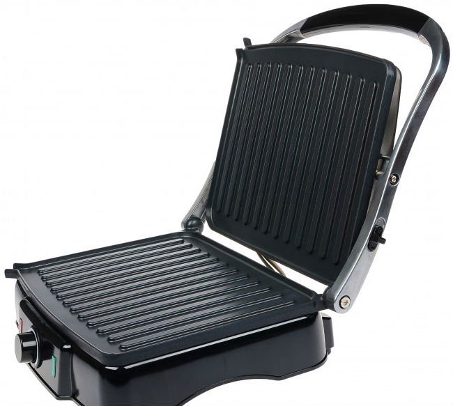 Настольный гриль Saturn ST-EC1150 серый купить,NaN