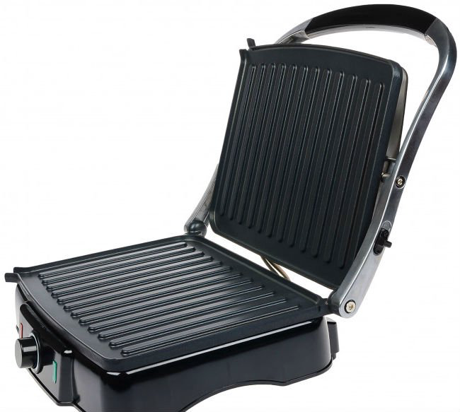 Настольный гриль Saturn ST-EC1150 серый купить,NaN