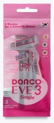 DORCO Eve 3 simple бритвенный станок 3 шт купить,1235