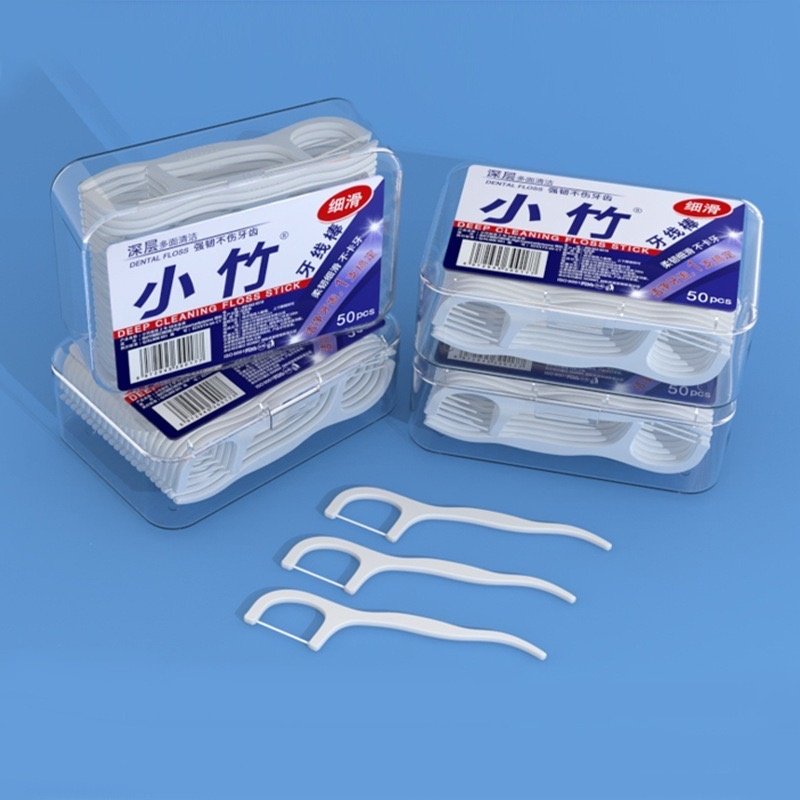 Зубная нить Dental Deep Cleaning Floss Stick флоссер 50 шт купить,316