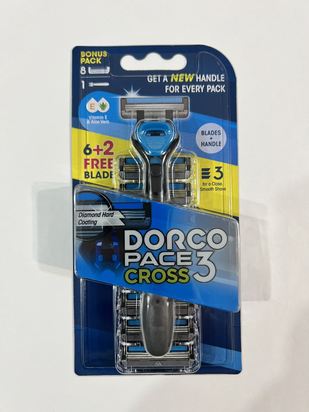 DORCO Pace 3 Cross бритвенный станок 1 шт + сменные кассеты 8 шт купить,5056