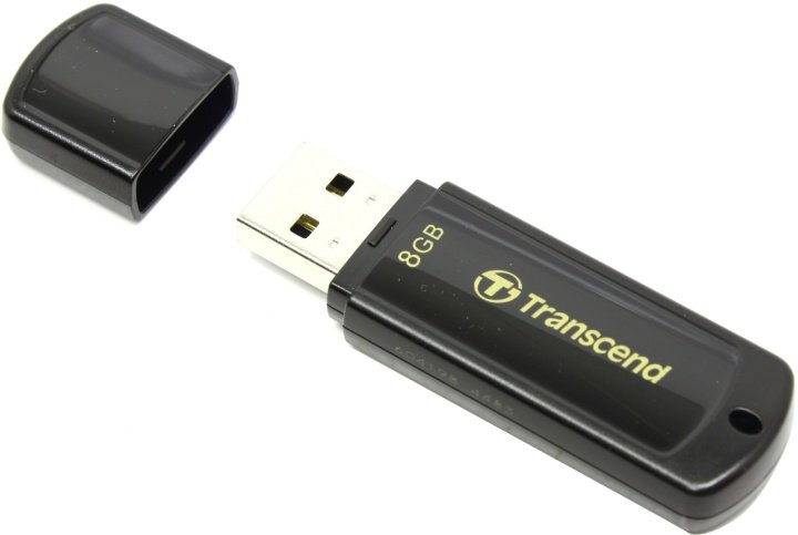 USB Флешка Transcend TS8GJF350 8Gb черная купить,0