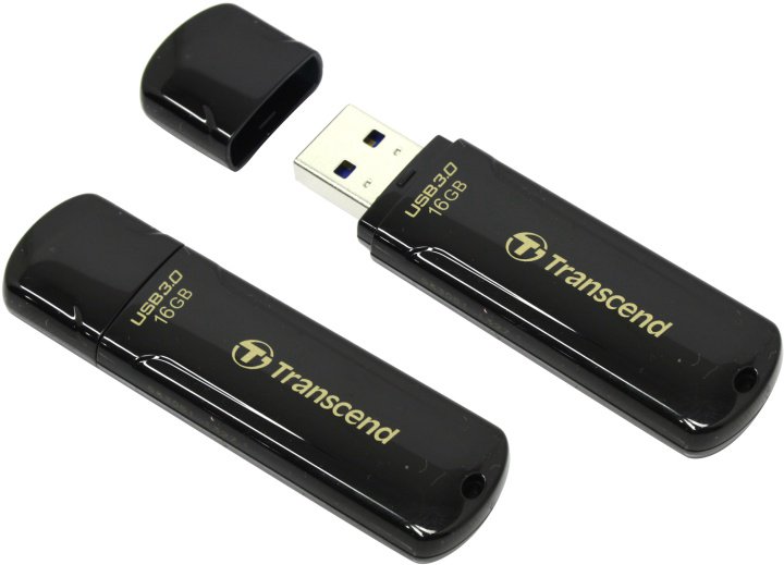 USB Флешка Transcend TS16GJF700 16Gb Black купить,0