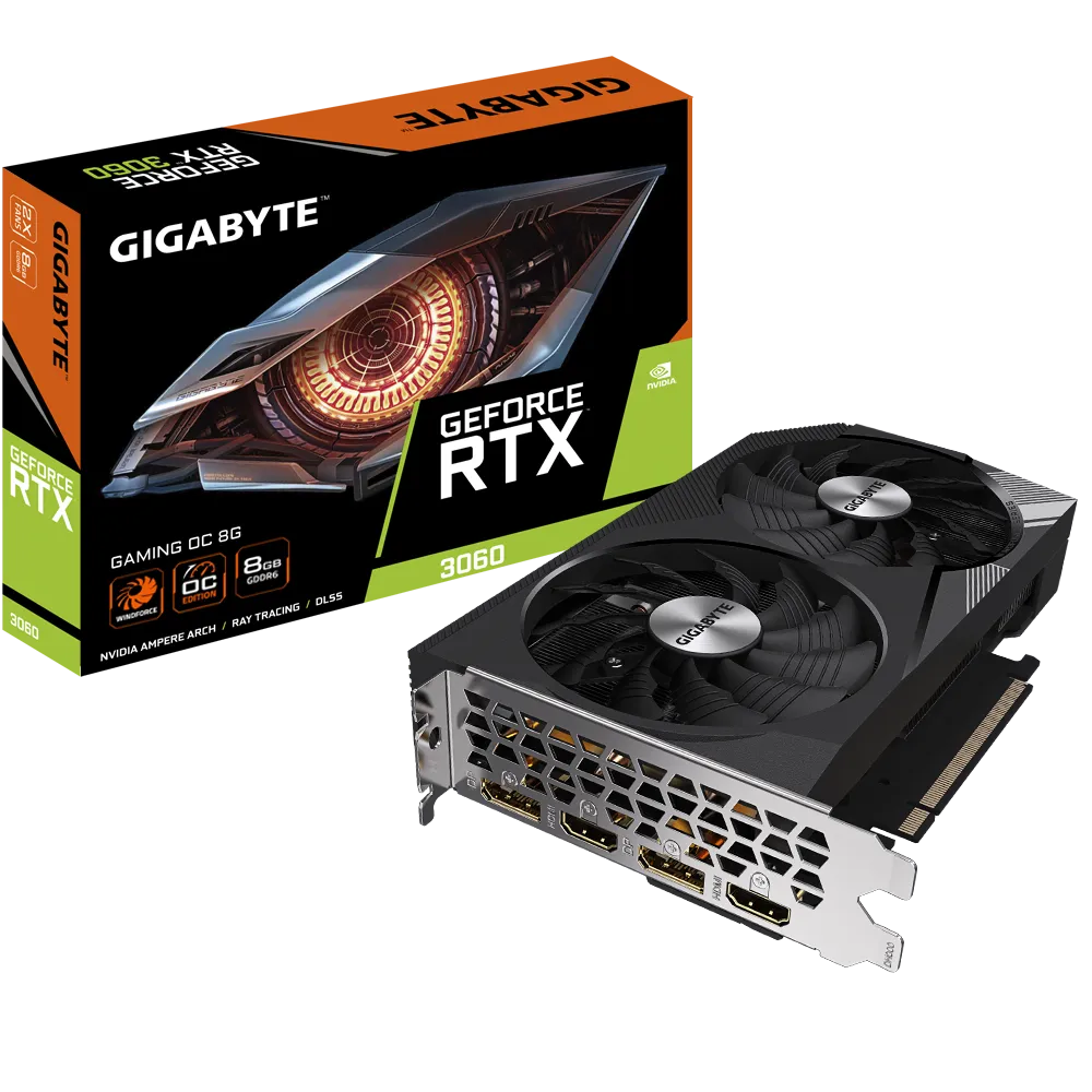 Видеокарта Gigabyte GeForce RTX 3060 GAMING OC 8G GV-N3060GAMING OC-8GD - ForteMarket Видеокарта Gigabyte GeForce RTX 3060 GAMING OC 8G GV-N3060GAMING OC-8GD купить,0