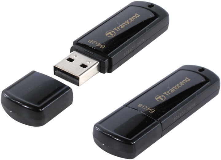 USB Флешка Transcend TS64GJF350 350 64Gb черная купить,0
