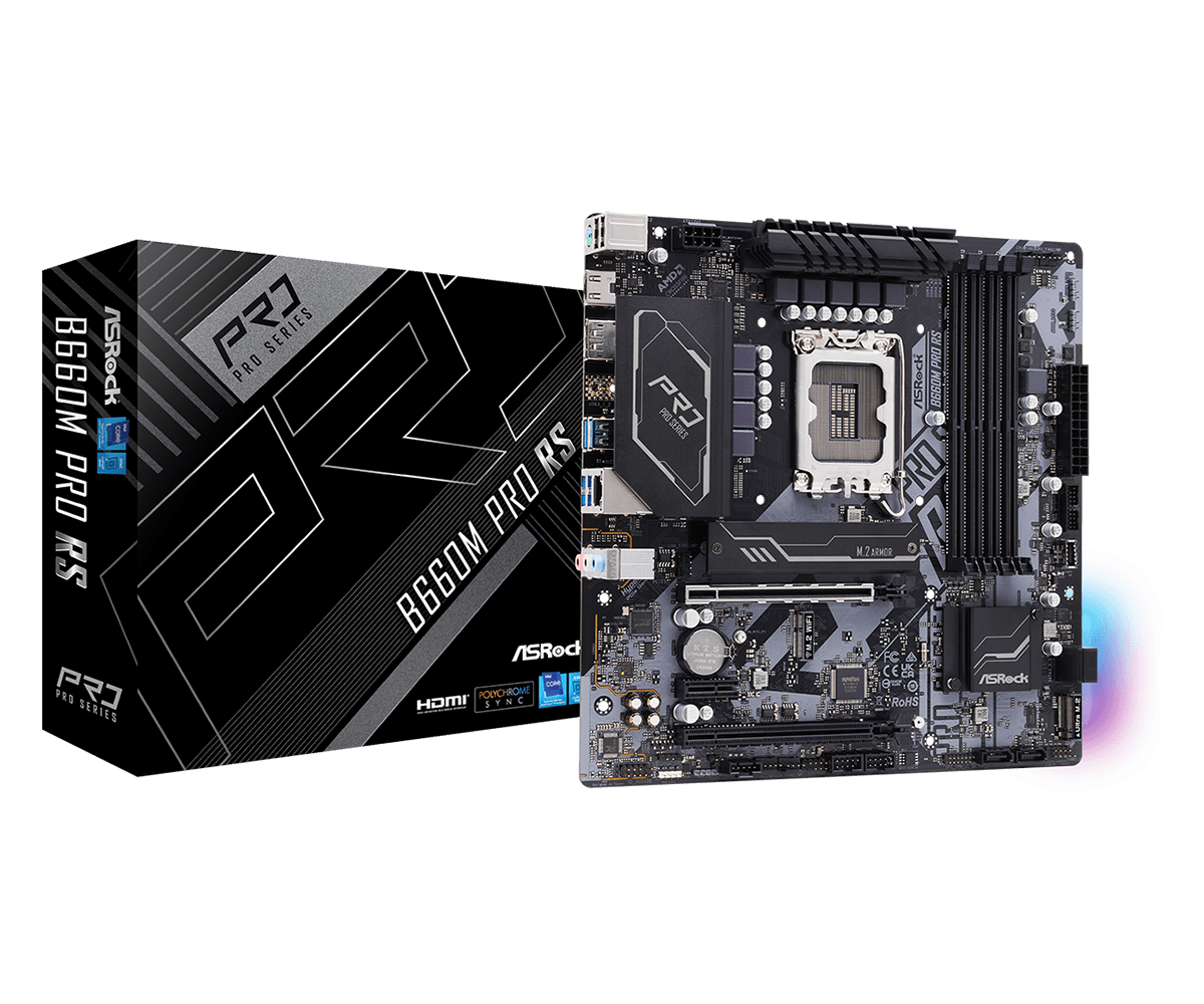 Материнская плата ASRock B660M Pro RS - ForteMarket Материнская плата ASRock B660M Pro RS купить,0