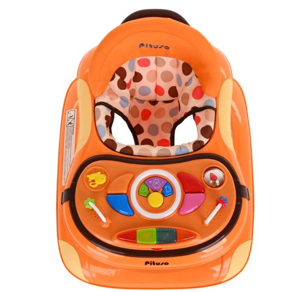 Ходунки Pituso  Веселая Ферма W1122PB8 оранжевые купить,NaN