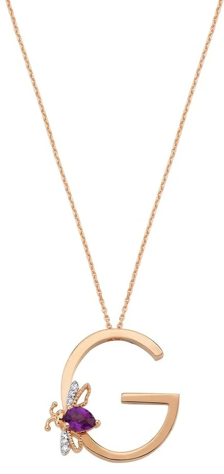 Колье Bee Goddess 1502 BG 45см 00,1ct 0,15ct. купить,NaN