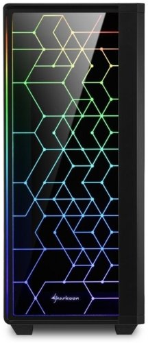 Корпус Sharkoon RGB LIT 100 черный купить,0