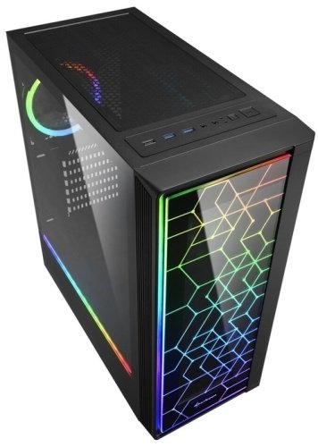 Корпус Sharkoon RGB LIT 100 черный купить,0
