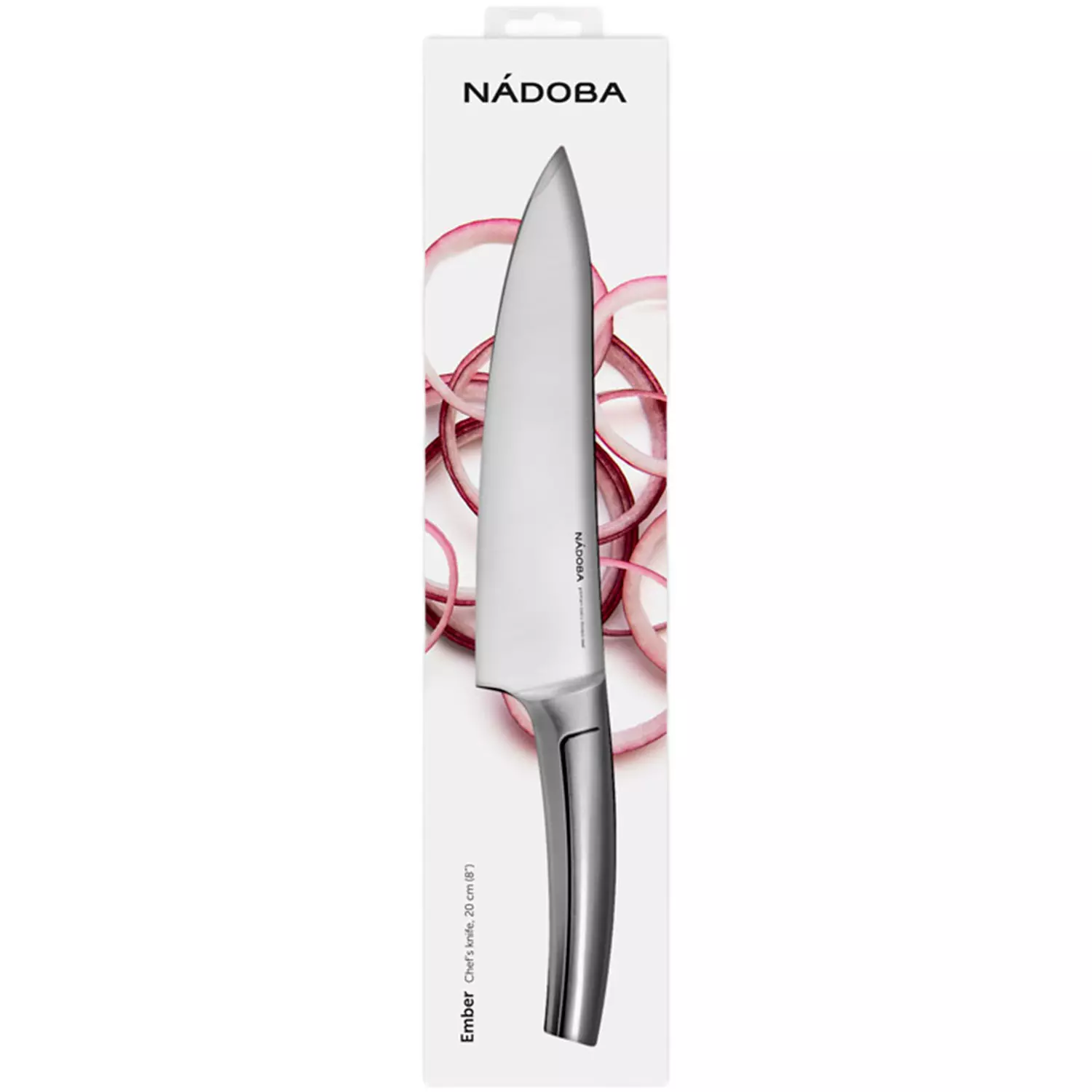 Нож поварской Nadoba Ember 724410 20 см серебристый купить,NaN