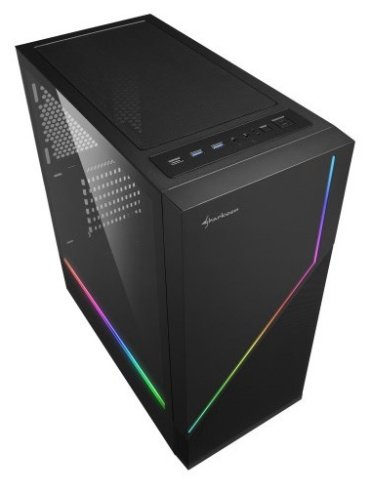 Корпус Sharkoon RGB Flow черный - ForteMarket Корпус Sharkoon RGB Flow черный купить,0