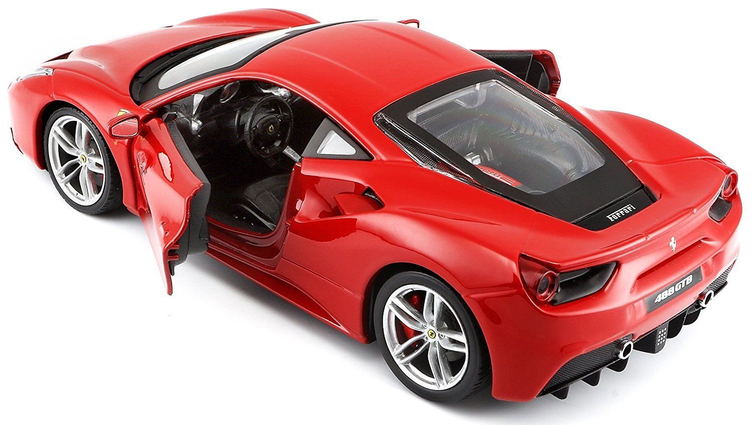 Модель автомобиля Bburago 1:18 Ferrari 488 GTB красная купить,NaN
