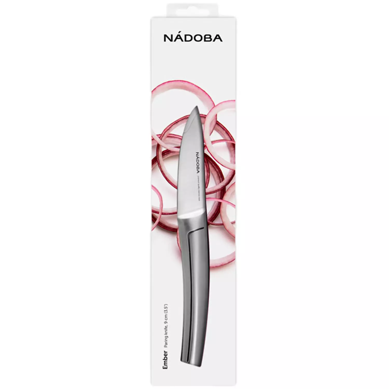 Нож Nadoba Ember 724418 9 см серебристый купить,NaN