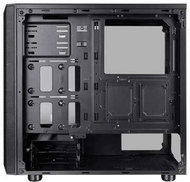 Корпус Thermaltake Versa J23 TG CA-1L6-00M1WN-00 черный купить,0