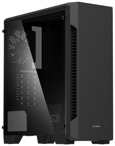Корпус Zalman S3 TG черный купить,0