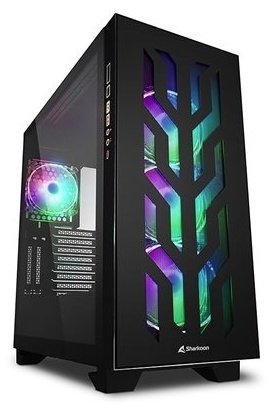 Корпус Sharkoon ELITE SHARK CA300T Black Edition черный