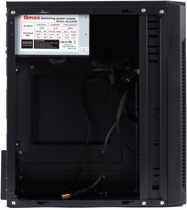 Корпус Qmax H1710B MiniTower черный купить,0