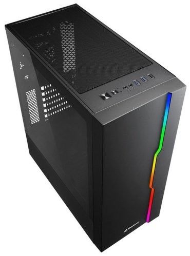 Корпус Sharkoon RGB Slider черный купить,0