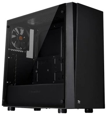 Корпус Thermaltake Versa J21 TG CA-1K1-00M1WN-00 черный купить,0