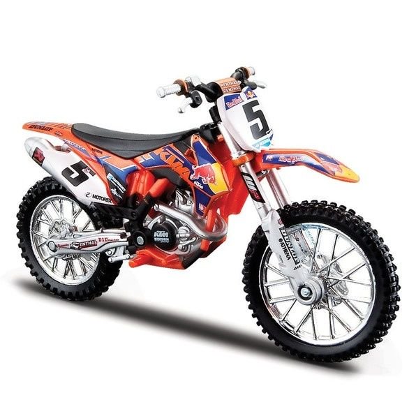 Модель мотоцикла Bburago 1:18 KTM 450 SX-F купить,NaN