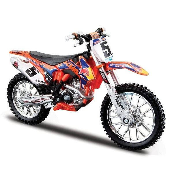 Модель мотоцикла Bburago 1:18 KTM 450 SX-F купить,NaN