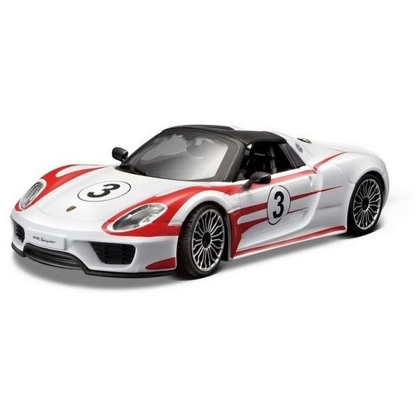 Модель автомобиля Bburago 1:24 Porsche 918 Weissach купить,NaN
