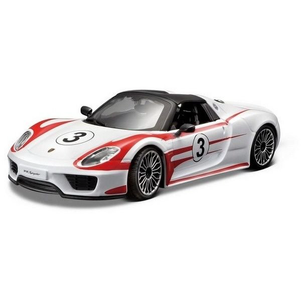 Модель автомобиля Bburago 1:24 Porsche 918 Weissach купить,NaN