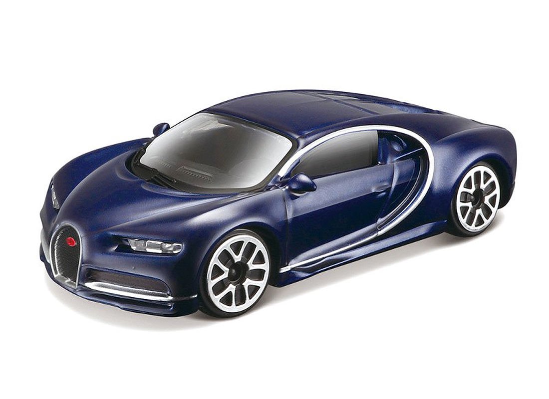 Модель автомобиля Bburago 1:32 Bugatti Chiron синяя купить,NaN