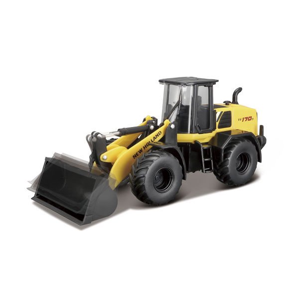 Модель трактора Bburago 1:32 W170D New Holland желтая купить,NaN