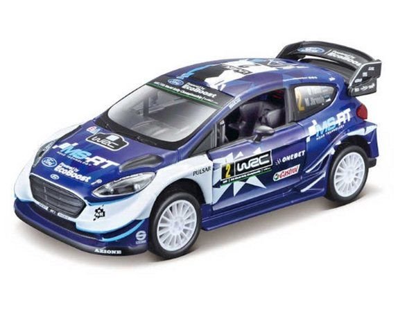 Модель автомобиля Bburago 1:32 Rally 2017 M-Sport Ford Fiesta WRC #2 Ott Tanak купить,NaN