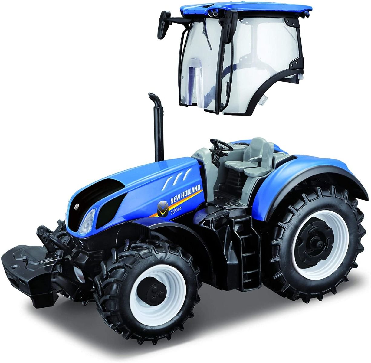 Модель трактора Bburago 1:32 New Holland синяя купить,NaN