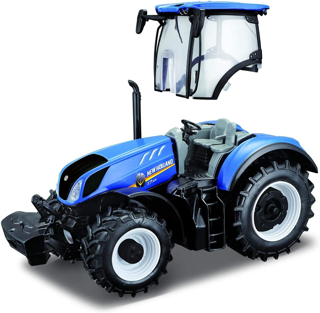 Модель трактора Bburago 1:32 New Holland синяя купить,NaN