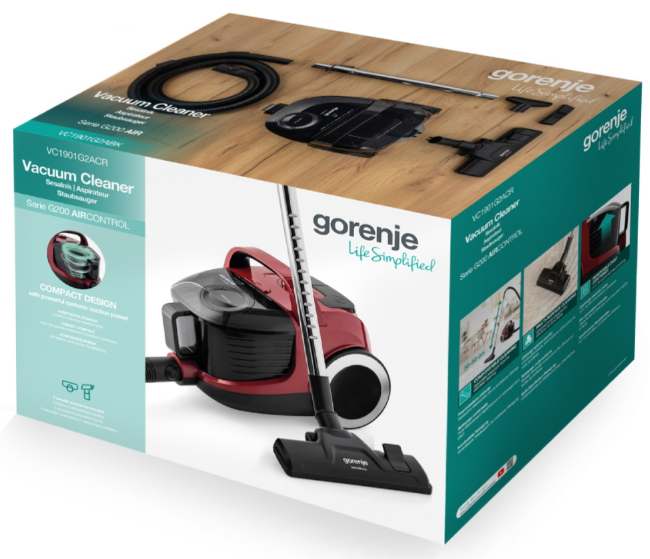 Пылесос Gorenje VC1901G2ACR Red купить,40430