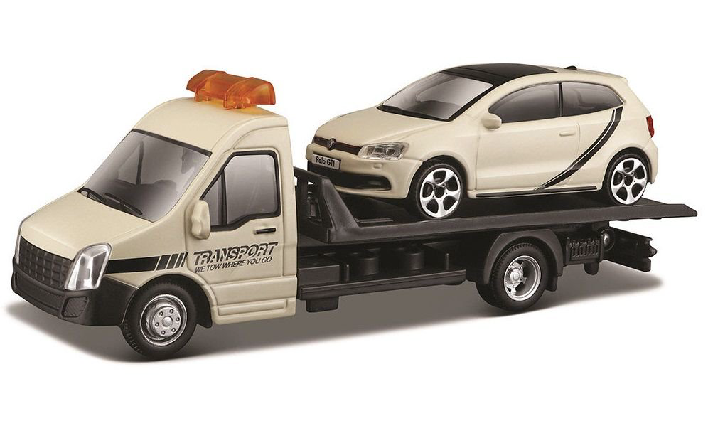 Модель автомобилей Bburago 1:43 Car Hauler Volkswagen Polo GTI купить,NaN