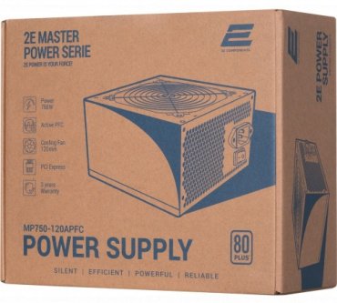 Блок питания 2E Master Power 2E-MP750-120APFC 750 Вт - ForteMarket Блок питания 2E Master Power 2E-MP750-120APFC 750 Вт купить,0