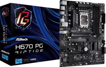 Материнская плата ASRock H670 PG Riptide купить,0