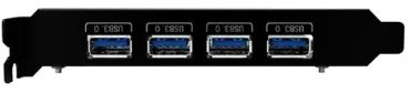 Плата расширения Orico PVU3-4P-V1 PCI-E купить,NaN