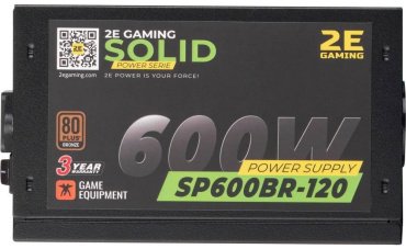 Блок питания 2E Solid Power 2E-SP600BR-120 600 Вт - ForteMarket Блок питания 2E Solid Power 2E-SP600BR-120 600 Вт купить,0