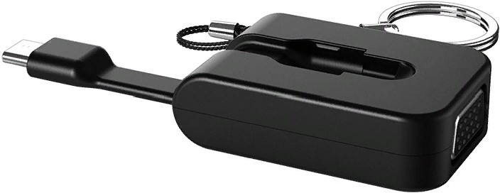 Переходник Orico XC-112-BK-BP Type-C to VGA черный купить,0