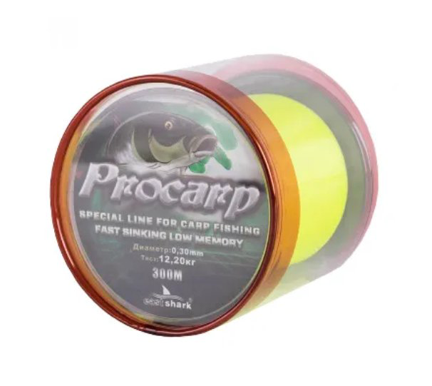Рыболовная леска EastShark Procarp 0,50 мм 300 м желтая купить,NaN