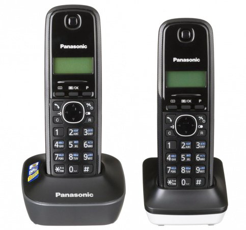 Радиотелефон Panasonic KX-TG1612 CAH черный