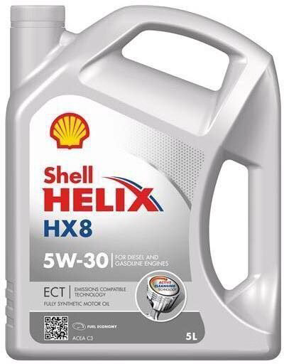 Моторное масло Shell Helix HX8 ECT 5W-30 5 л купить,NaN