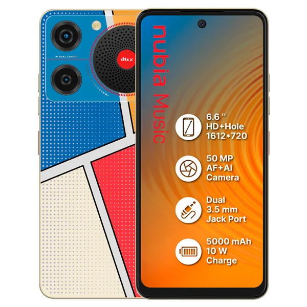 Смартфон ZTE Nubia Music 4/128Gb Blue + подарок купить,NaN