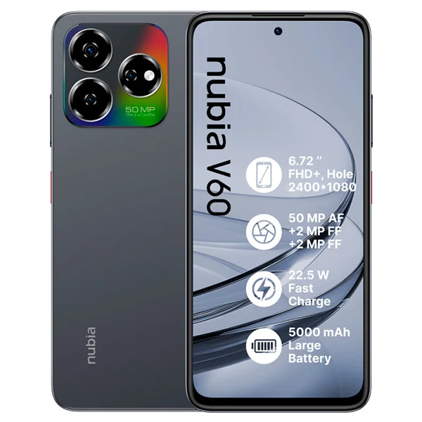 Смартфон ZTE Nubia V60 8/256Gb Black