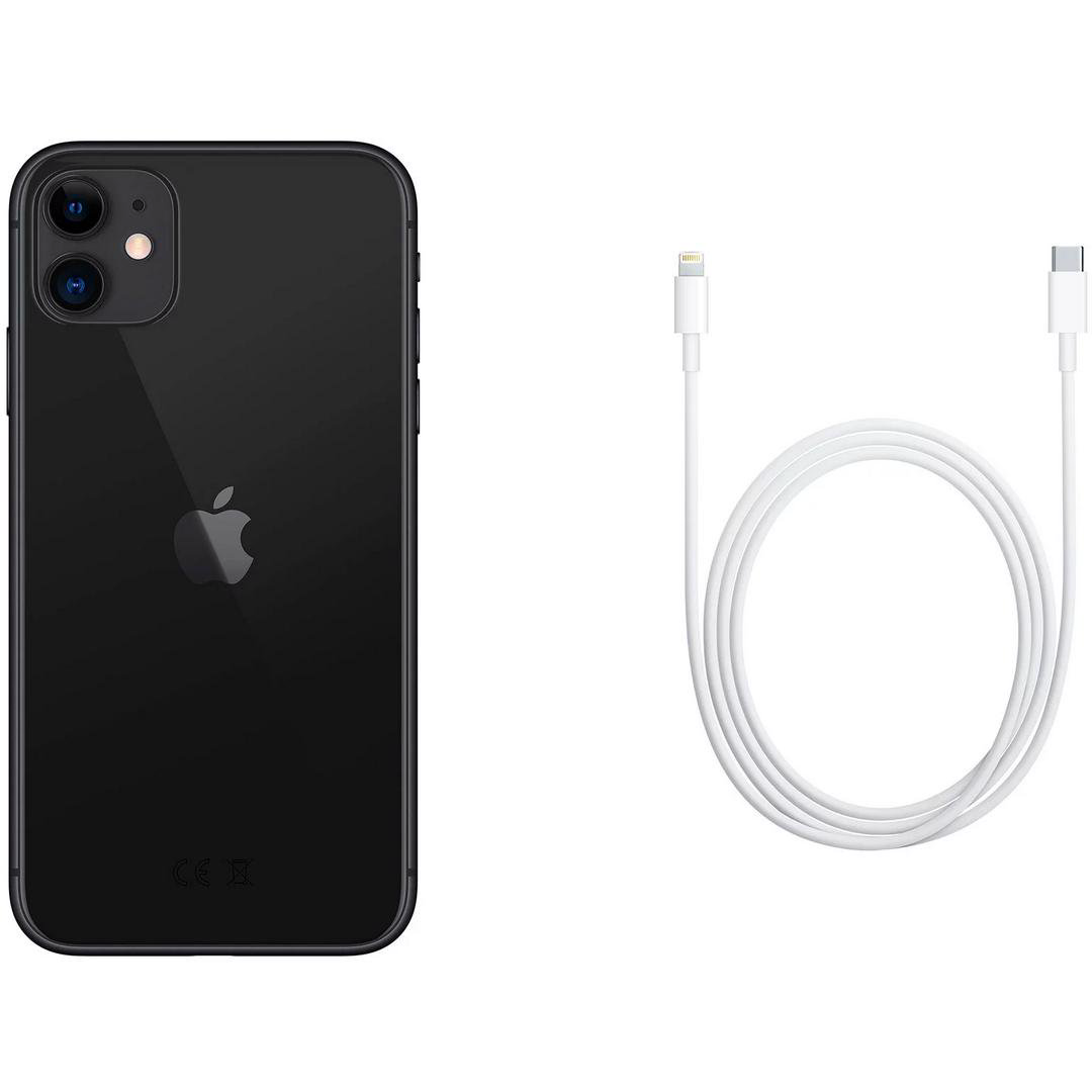 Смартфон Apple iPhone 11 128Gb Slim Box Black + акция Airpods Pro и 4 подарка купить,NaN